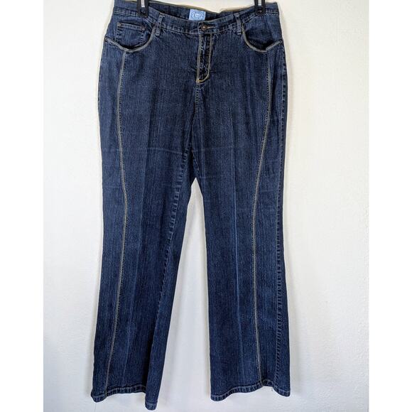 Vintage Y2K Carolina Blues 20W Jeans 5 Pocket Stretch Bootcut Denim 2X Plus - Picture 1 of 8
